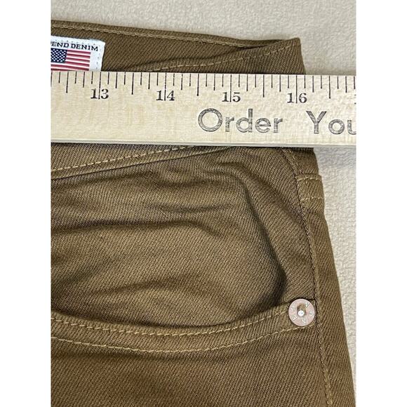 Noend Jeans Mens 31 Brown Brooklyn Slim Fit Stretch Mid Rise 5‎ Pocket Denim - Picture 7 of 16